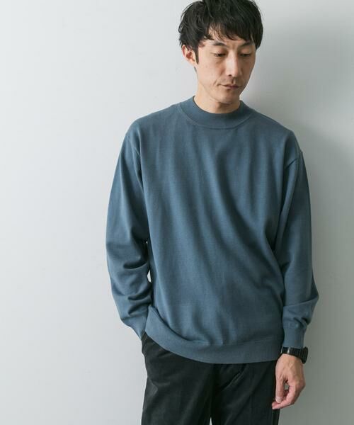 URBAN RESEARCH DOORS / アーバンリサーチ ドアーズ ニット・セーター | 『XLサイズあり』ハイゲージモックネックニット | 詳細21