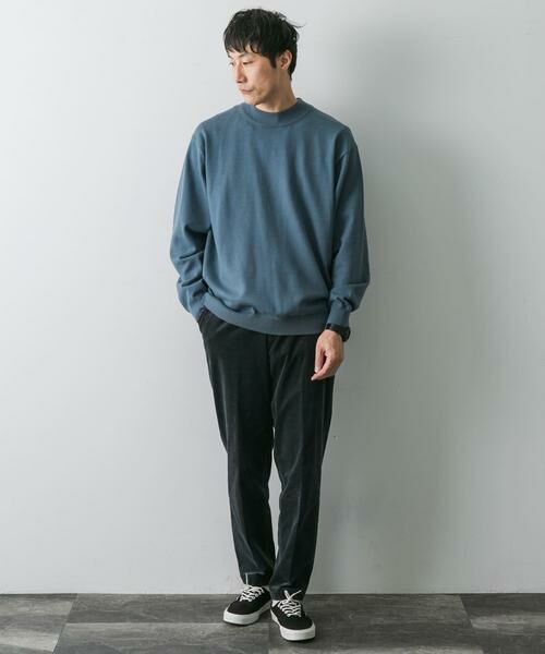 URBAN RESEARCH DOORS / アーバンリサーチ ドアーズ ニット・セーター | 『XLサイズあり』ハイゲージモックネックニット | 詳細23