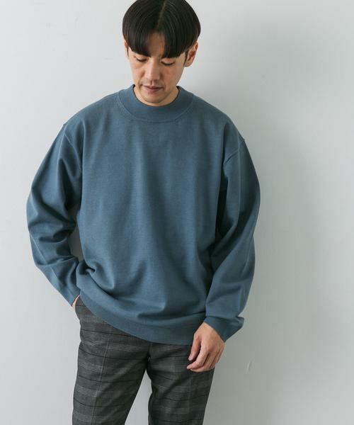 URBAN RESEARCH DOORS / アーバンリサーチ ドアーズ ニット・セーター | 『XLサイズあり』ハイゲージモックネックニット | 詳細14