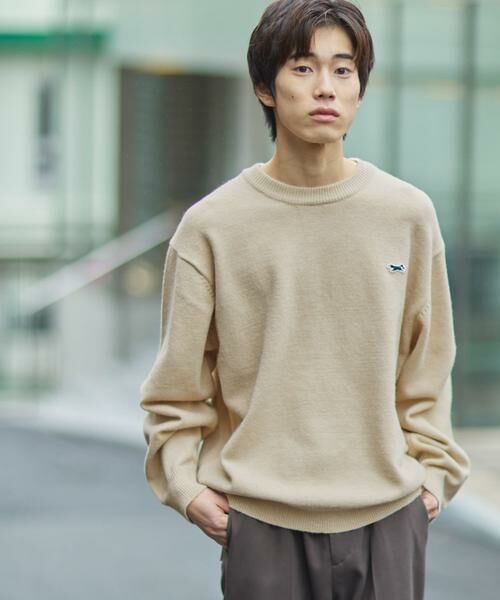 URBAN RESEARCH DOORS / アーバンリサーチ ドアーズ ニット・セーター | 『別注』『ユニセックス』PENNEYS×DOORS THE FOX クルーネックスフレニット(アイボリー)