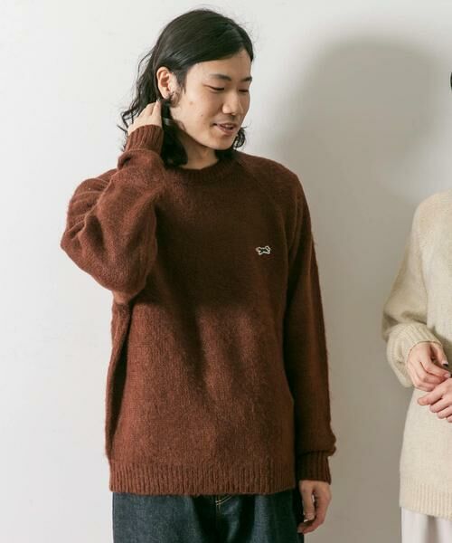 URBAN RESEARCH DOORS / アーバンリサーチ ドアーズ ニット・セーター | 『別注』『ユニセックス』PENNEYS×DOORS THE FOX モヘアタッチクルーネックニット | 詳細3