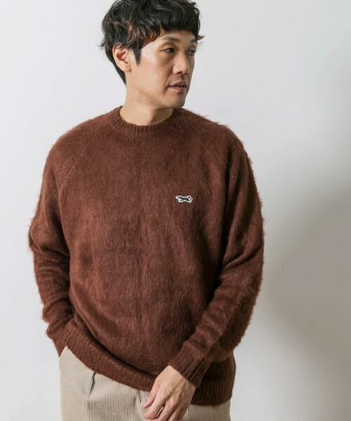 URBAN RESEARCH DOORS / アーバンリサーチ ドアーズ ニット・セーター | 『別注』『ユニセックス』PENNEYS×DOORS THE FOX モヘアタッチクルーネックニット | 詳細7