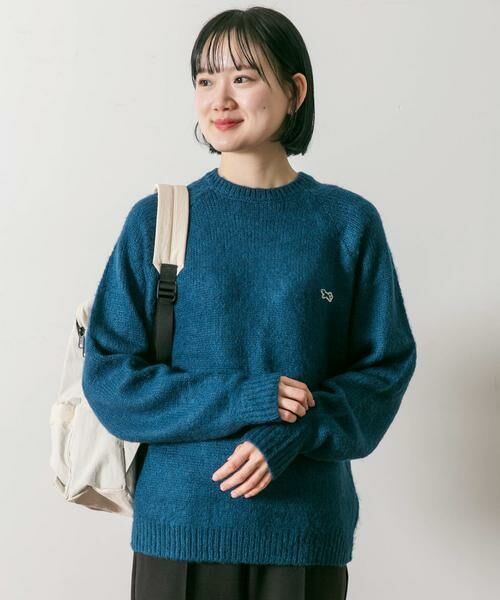 URBAN RESEARCH DOORS / アーバンリサーチ ドアーズ ニット・セーター | 『別注』『ユニセックス』PENNEYS×DOORS THE FOX モヘアタッチクルーネックニット | 詳細25