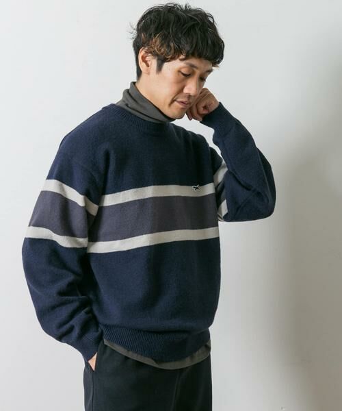 URBAN RESEARCH DOORS / アーバンリサーチ ドアーズ ニット・セーター | 『別注』PENNEYS×DOORS　THE FOX ボーダーCNニット | 詳細13