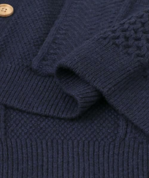 URBAN RESEARCH DOORS / アーバンリサーチ ドアーズ カーディガン・ボレロ | アラン編みクルーネックニットカーディガン | 詳細25