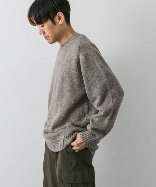 URBAN RESEARCH DOORS / アーバンリサーチ ドアーズ ニット・セーター | 『4サイズ展開』手洗い可 WOOL100% クルーネックニット | 詳細7