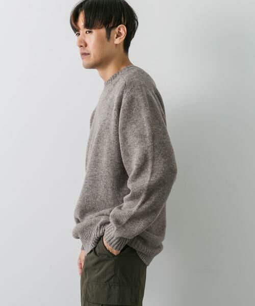 URBAN RESEARCH DOORS / アーバンリサーチ ドアーズ ニット・セーター | 『4サイズ展開』手洗い可 WOOL100% クルーネックニット | 詳細8
