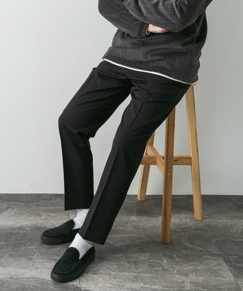 URBAN RESEARCH DOORS / アーバンリサーチ ドアーズ その他パンツ | 裏起毛ストレッチテーパードトラウザー | 詳細25