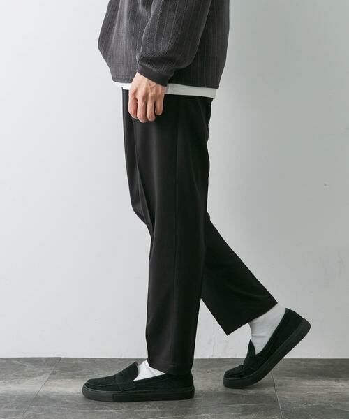 URBAN RESEARCH DOORS / アーバンリサーチ ドアーズ その他パンツ | 裏起毛ストレッチテーパードトラウザー | 詳細28