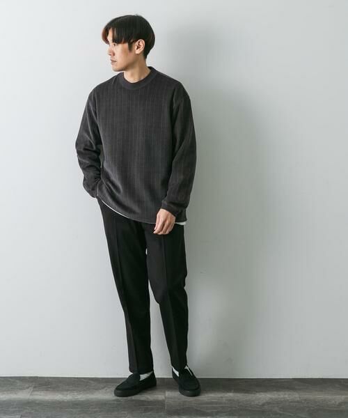 URBAN RESEARCH DOORS / アーバンリサーチ ドアーズ その他パンツ | 裏起毛ストレッチテーパードトラウザー | 詳細30