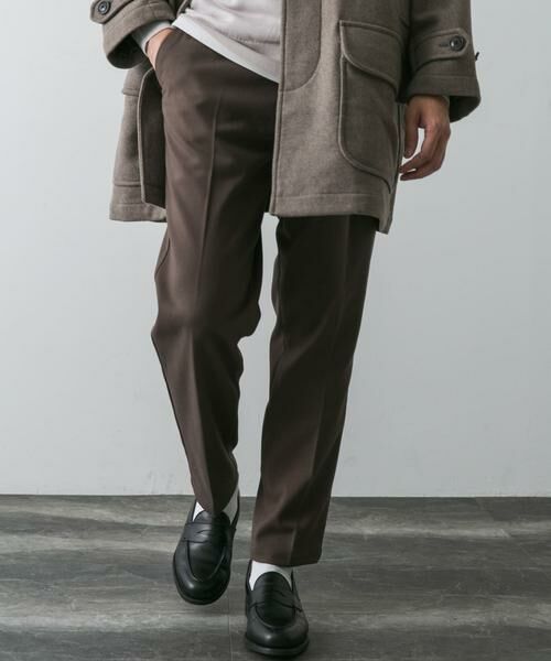 URBAN RESEARCH DOORS / アーバンリサーチ ドアーズ その他パンツ | ウールライクテーパードトラウザー | 詳細18