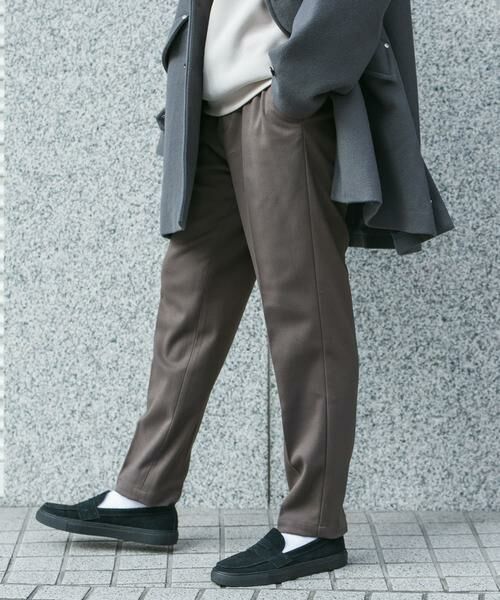 URBAN RESEARCH DOORS / アーバンリサーチ ドアーズ その他パンツ | ウールライクテーパードトラウザー | 詳細9