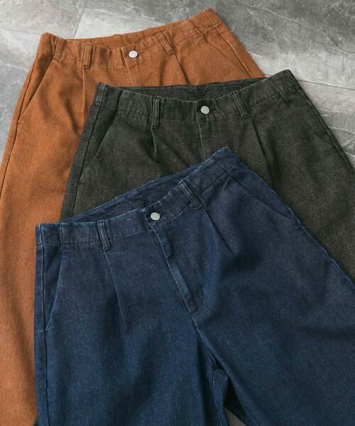 URBAN RESEARCH DOORS / アーバンリサーチ ドアーズ デニムパンツ | ワンタックデニムトラウザー | 詳細11