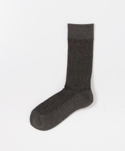 URBAN RESEARCH DOORS / アーバンリサーチ ドアーズ ソックス | 『別注』Anonymous Ism×DOORS　ウールヘリンボーンクルー | 詳細7
