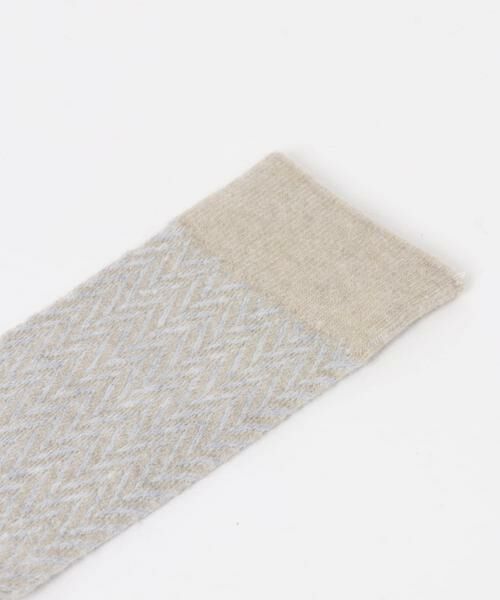 URBAN RESEARCH DOORS / アーバンリサーチ ドアーズ ソックス | 『別注』Anonymous Ism×DOORS　ウールヘリンボーンクルー | 詳細10