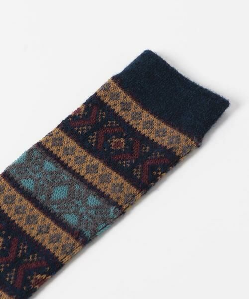 URBAN RESEARCH DOORS / アーバンリサーチ ドアーズ ソックス | 『別注』Anonymous Ism×DOORS　ウールジャガードクルー | 詳細4