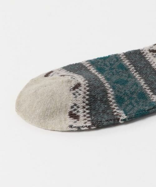 URBAN RESEARCH DOORS / アーバンリサーチ ドアーズ ソックス | 『別注』Anonymous Ism×DOORS　ウールジャガードクルー | 詳細9