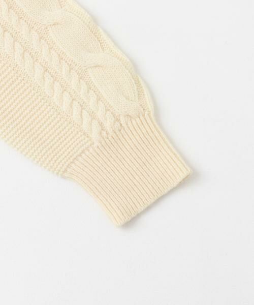 URBAN RESEARCH DOORS / アーバンリサーチ ドアーズ ニット・セーター | アラン柄バックシャツプルオーバー | 詳細29