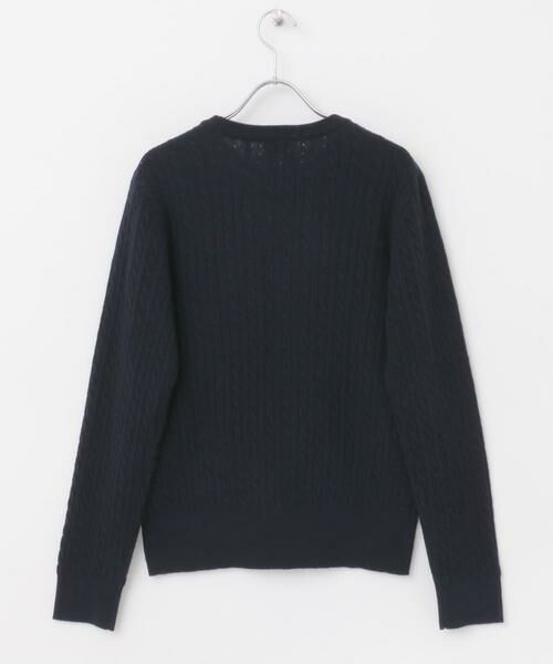 URBAN RESEARCH DOORS / アーバンリサーチ ドアーズ ニット・セーター | ウール混ケーブルコンパクトニット | 詳細15
