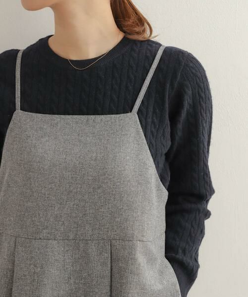 URBAN RESEARCH DOORS / アーバンリサーチ ドアーズ ニット・セーター | ウール混ケーブルコンパクトニット | 詳細4