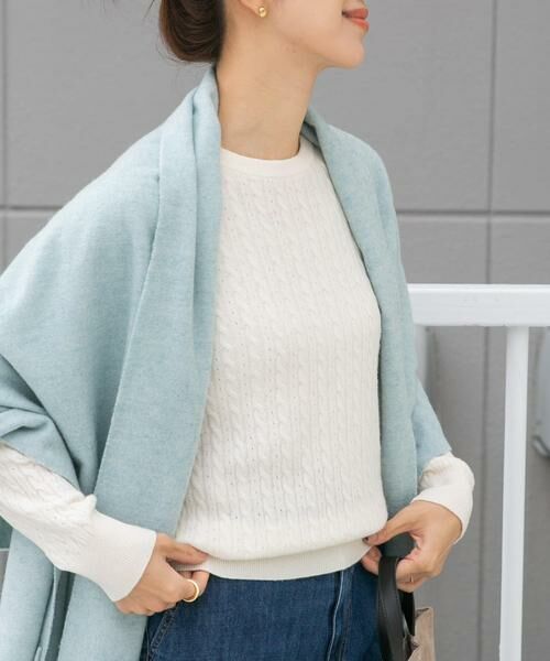 URBAN RESEARCH DOORS / アーバンリサーチ ドアーズ ニット・セーター | ウール混ケーブルコンパクトニット | 詳細17