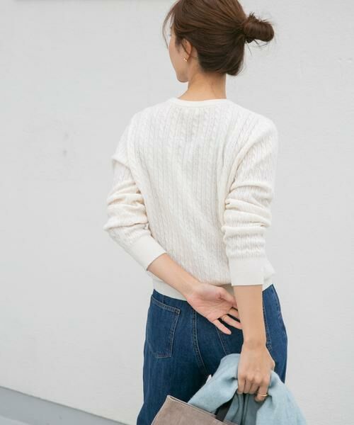 URBAN RESEARCH DOORS / アーバンリサーチ ドアーズ ニット・セーター | ウール混ケーブルコンパクトニット | 詳細22
