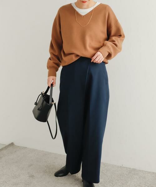 URBAN RESEARCH DOORS / アーバンリサーチ ドアーズ その他パンツ | ラップワイドパンツ | 詳細1