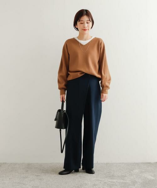 URBAN RESEARCH DOORS / アーバンリサーチ ドアーズ その他パンツ | ラップワイドパンツ | 詳細11