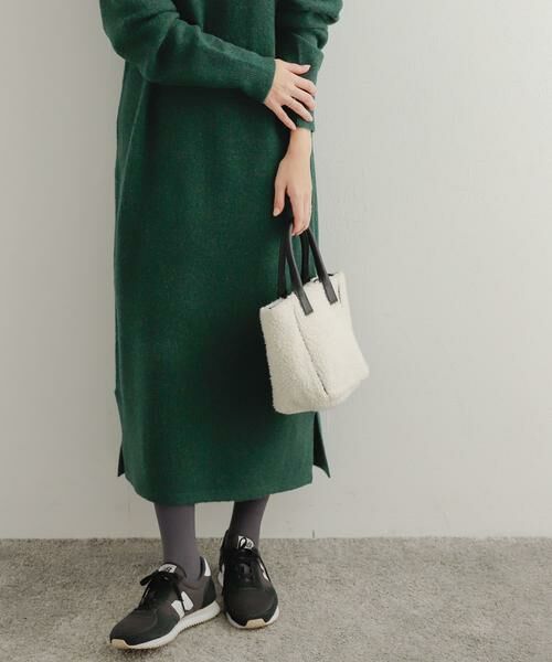 URBAN RESEARCH DOORS / アーバンリサーチ ドアーズ ワンピース | ヘアリーKNITワンピース | 詳細25