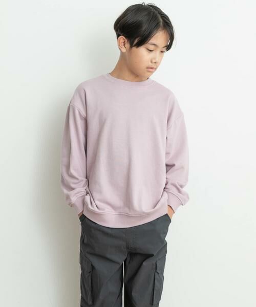 URBAN RESEARCH DOORS / アーバンリサーチ ドアーズ トップス | 裏毛クルーネック切替スウェット(KIDS) | 詳細20