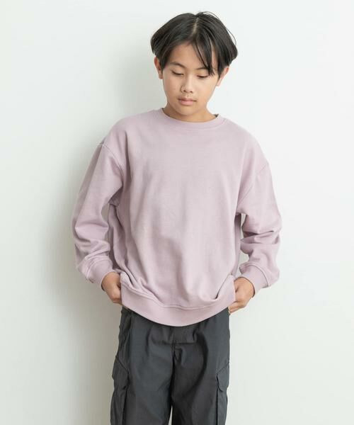 URBAN RESEARCH DOORS / アーバンリサーチ ドアーズ トップス | 裏毛クルーネック切替スウェット(KIDS) | 詳細19