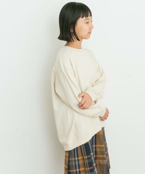 URBAN RESEARCH DOORS / アーバンリサーチ ドアーズ トップス | 裏毛クルーネック切替スウェット(KIDS) | 詳細30