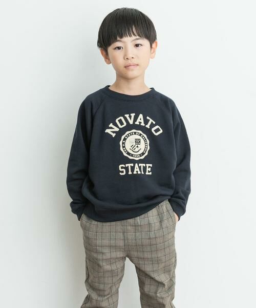 URBAN RESEARCH DOORS / アーバンリサーチ ドアーズ トップス | 『親子リンク』フロッキープリントスウェット(KIDS) | 詳細2