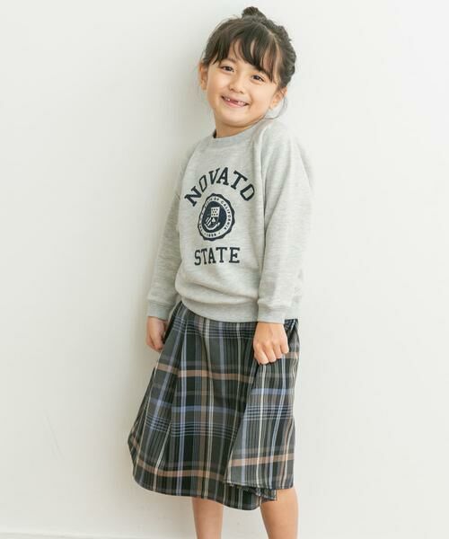 URBAN RESEARCH DOORS / アーバンリサーチ ドアーズ トップス | 『親子リンク』フロッキープリントスウェット(KIDS) | 詳細17