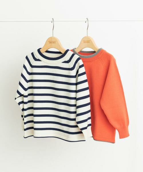 URBAN RESEARCH DOORS / アーバンリサーチ ドアーズ ニット・セーター | ウーステッドヤーン配色ニット(KIDS) | 詳細5