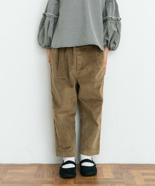URBAN RESEARCH DOORS / アーバンリサーチ ドアーズ パンツ | コーデュロイタックパンツ(KIDS)(モカ)