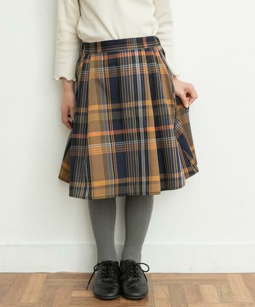 URBAN RESEARCH DOORS / アーバンリサーチ ドアーズ パンツ | 『親子リンク』カラーチェックスカート(KIDS) | 詳細7