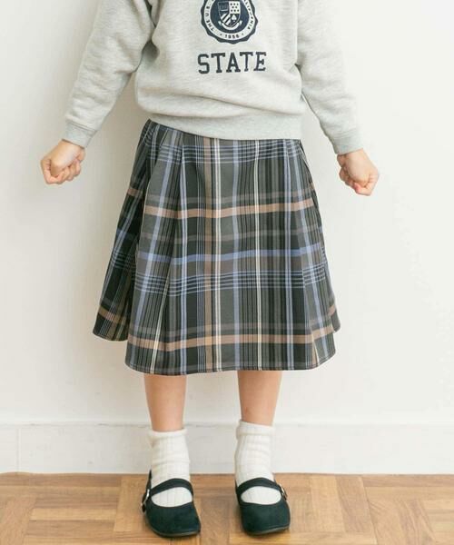 URBAN RESEARCH DOORS / アーバンリサーチ ドアーズ パンツ | 『親子リンク』カラーチェックスカート(KIDS) | 詳細14