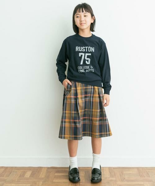 URBAN RESEARCH DOORS / アーバンリサーチ ドアーズ パンツ | 『親子リンク』カラーチェックスカート(KIDS) | 詳細3