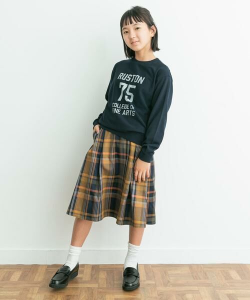 URBAN RESEARCH DOORS / アーバンリサーチ ドアーズ パンツ | 『親子リンク』カラーチェックスカート(KIDS) | 詳細4