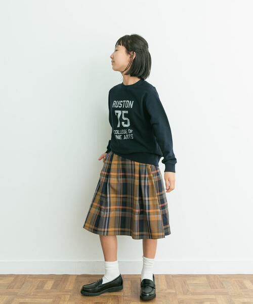 URBAN RESEARCH DOORS / アーバンリサーチ ドアーズ パンツ | 『親子リンク』カラーチェックスカート(KIDS) | 詳細5