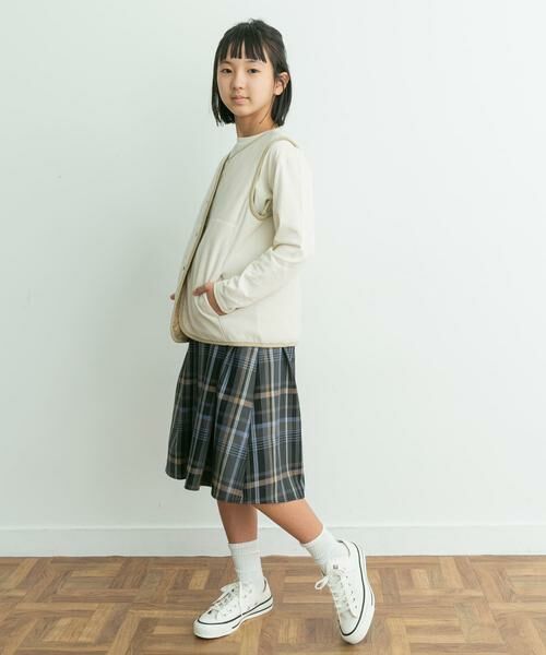 URBAN RESEARCH DOORS / アーバンリサーチ ドアーズ パンツ | 『親子リンク』カラーチェックスカート(KIDS) | 詳細11