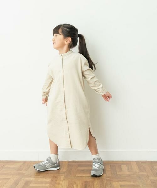 URBAN RESEARCH DOORS / アーバンリサーチ ドアーズ ワンピース | 『親子リンク』『UR TECH』コーデュロイシャツワンピース(KIDS) | 詳細3