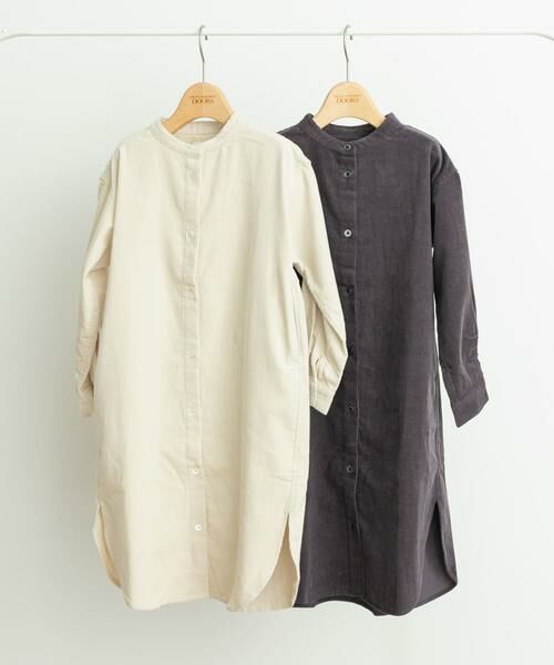 URBAN RESEARCH DOORS / アーバンリサーチ ドアーズ ワンピース | 『親子リンク』『UR TECH』コーデュロイシャツワンピース(KIDS) | 詳細8