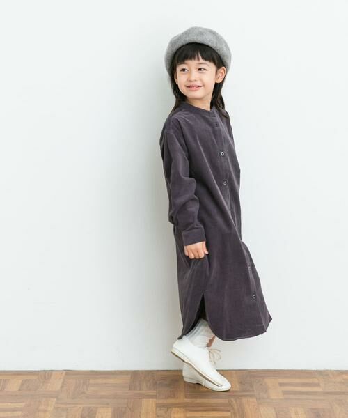 URBAN RESEARCH DOORS / アーバンリサーチ ドアーズ ワンピース | 『親子リンク』『UR TECH』コーデュロイシャツワンピース(KIDS) | 詳細21