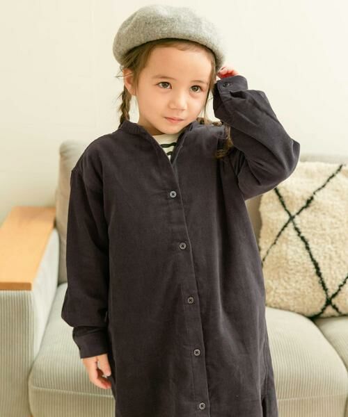 URBAN RESEARCH DOORS / アーバンリサーチ ドアーズ ワンピース | 『親子リンク』『UR TECH』コーデュロイシャツワンピース(KIDS) | 詳細13