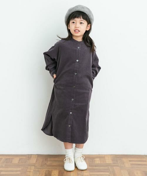 URBAN RESEARCH DOORS / アーバンリサーチ ドアーズ ワンピース | 『親子リンク』『UR TECH』コーデュロイシャツワンピース(KIDS) | 詳細16