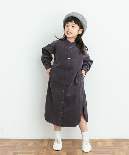URBAN RESEARCH DOORS / アーバンリサーチ ドアーズ ワンピース | 『親子リンク』『UR TECH』コーデュロイシャツワンピース(KIDS) | 詳細17