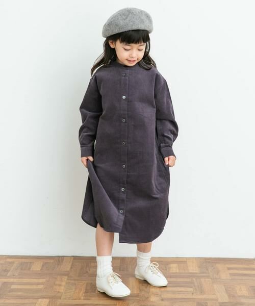 URBAN RESEARCH DOORS / アーバンリサーチ ドアーズ ワンピース | 『親子リンク』『UR TECH』コーデュロイシャツワンピース(KIDS) | 詳細18