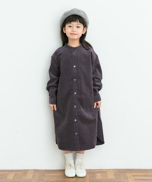 URBAN RESEARCH DOORS / アーバンリサーチ ドアーズ ワンピース | 『親子リンク』『UR TECH』コーデュロイシャツワンピース(KIDS) | 詳細19